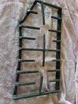 Lg Cooktop/range Burner Grille Grate Right Side Dark Gray AEB735458,AEB735458FT. Fixed Price $81.00.