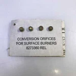 New Genuine Oem Whirlpool Range Conversion Kit 8273360 8523422 4591537. Fixed Price $32.95.