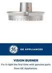 Oem WB16K10062 Range Surface Burner Head Vision Xl 183D8723. Fixed Price $39.94.