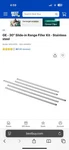 30" Slide-in Range Stainless Steel Filler Kit #JXFILLR1SS. Fixed Price $49.00.