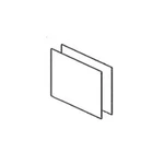 Lg 4890W1N009H Window Glass 1/2" Clear Pane. Fixed Price $130.17.