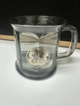 Vintage General Electric Smoked Glass Coffee Mug Euc. Fixed Price $19.99.