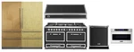 Viking Tuscany Cast Black Kitchen With 7 Series Refrigeration & 66" Range. Fixed Price $69914.00.