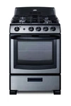 Summit PRO247 Stainless Steel 24"W 2.9 Cu. Ft. Free Standing Gas Range. Fixed Price $1301.78.