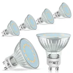 Dumiloo GU10 Led Bulb, 50 Watt Halogen Equivalent, 2700K Warm WHITE-6 Pack. Fixed Price $18.07.