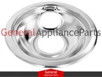 Whirlpool Magic Chef Maytag Jenn-air Stove 6" Chrome Drip Pan Bowl W10196406RW. Fixed Price $6.99.