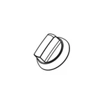 Lg AEZ75853706 Knob Assembly 1/2" Plastic. Fixed Price $63.30.