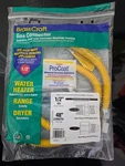 Brasscraft Gas Supply Line Connector Brand New Sealed Od 48"L Range, Dryer. Fixed Price $14.99.