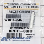 Whirlpool Range/stove/oven Spark Electrode WPW10160235. Fixed Price $33.25.