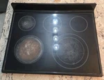 Samsung Range Cooktop Chipped/dent Part # DG94-01137A. Fixed Price $99.99.