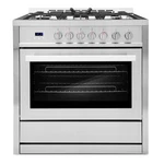 Cosmo COS-965AGC 36 In. Gas Range With Burner Cooktop, 3.8 Cu. Ft. Capacity.... Fixed Price $2504.86.