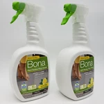 Two Bona Hard-surface Floor Cleaners With Lemon Mint Scent 32 Oz Bottles. Fixed Price $15.25.
