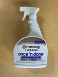 Armstrong Flooring Once Done Cleaner,vinyl Ceramic Stone PORCELAIN,32OZ. Fixed Price $19.95.