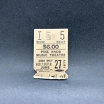 Electric Light Orchestra Concert Ticket Stub, Jun 27 1973, Pine Knob Music Thtr. Fixed Price $34.99.