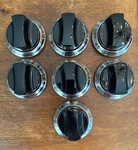 Nxr Gas Stove Model NKD3611 Burner & Oven Knob Set (lot Of 7) Black Minty. Fixed Price $685.00.