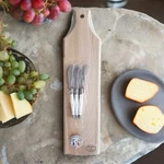 Jean Dubost Laguiole Wood Cutting Board & Cheese Knives Set Made France New. Fixed Price $74.99.