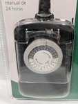 Utilitech #155550 Outdoor 24-HOUR Manual Timer, Grounded Outlets LTS-T58. Fixed Price $13.75.
