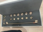 Cafe Brushed Bronze Handle/knob Complete Kit For 36 Range CXPR6HKPMBZ. Fixed Price $290.00.