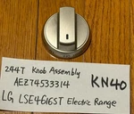Knob Assembly AEZ74533314, #244T In Diagram For Lg LSE4616ST Electric Range KN40. Fixed Price $28.88.