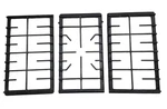 Kitchenaid Cooktop / Range Burner Grate Set (3) 8286659 8287048 8286661 Oem. Fixed Price $129.97.