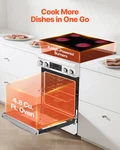 30 Electric Range Oven, 4.8 Cu. Ft. Capacity Compact Freestanding Stain. Fixed Price $1312.67.