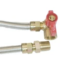 (6) Gas Appliance Hook Up Kit Brass Ball Valve W/ Flexible Hose Connector. Fixed Price $99.95.