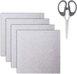 4 Pieces Waveguide Cover Mica 13 X Cm With Scissor, Translucent Silvery. Fixed Price $11.28.