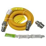 GC30C-3131-48KIT Gas Range Yellow Ss Flex Connector Install KIT48". Fixed Price $27.64.