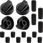 Blutoget 4 Pack Black Universal Control Knobs With 12 Adapters - Compatible For. Fixed Price $13.39.