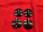 (4) Whirlpool Range Burner Selector Knob KIP6T72 Black. Fixed Price $19.99.