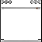 Cafe Range Handle Knob Set - Stainless Steelmodel: Cxfcehkpmss. Fixed Price $175.00.