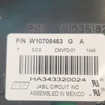 Whirlpool W10391120 Control Board Digital Displ W10708463 ,W10590500,W10751155. Fixed Price $137.99.