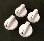 Set Of White Frigidaire Burner Control Knobs Part # 316543809 Stove Range. Fixed Price $35.00.