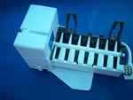 Slightly Used Oem Genuine WR30X28702 Ice Maker / Radius Cube + Paddle. Fixed Price $70.00.