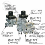 SR4 Type Spring Brake Valve 1/2" Npt - Automann Comm'l Truck # 170.101622. Fixed Price $43.75.