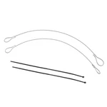 Autohaux 2 Pcs Emergency Hood Release Cable For 16.93", Silver Tone, Black. Fixed Price $18.99.