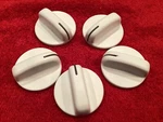 Set Of Whirlpool Electric Range Stove Oven Burner Knobs Kip 5920 White. Fixed Price $24.99.