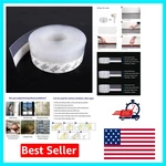 Customizable 16FT Transparent Silicone Weather Seal Strip - Perfect For Doors. Fixed Price $22.99.