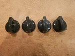 Electric Range Stove Burner Control Knobs Black Whirlpool Maytag Kenmore 4 Pack. Fixed Price $19.00.