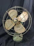 Vintage Sears Roebuck Metal Table Fan 12 Tall Model #303.80060. Fixed Price $74.00.