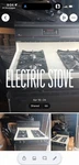 XL44 4-BURNER Freestanding Gas Range Digital Display Clock/timer Black/white. Fixed Price $250.00.