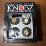 Melanie Rupert Electric Knobz Halloween Stovetop Kitchen Decor Art. Fixed Price $20.00.
