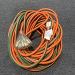 Gogreen Power 100 Ft. 3-OUTLET 12/3 Heavy Duty Extension Cord Orange. Fixed Price $80.09.
