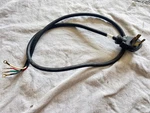 Ge Well Shin 6 Dryer Cord, WS-001P, 4 Wire, 30AMP 125/250V Black Used. Fixed Price $25.00.