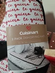 New Cuisinart Drying Mats Set Of 2 "te Quiero" 16"X 18". Fixed Price $11.70.