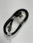 Hdx 4-PRONG Range Power Cord 50A Black 6 Ft. 575052 New Open Box. Fixed Price $7.00.