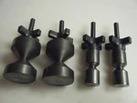 Davis 1" And 2"-TWO Hole Pins- Carbon Steel- 3/8-16 Quick Acting Knobs Combo Set. Fixed Price $119.99.