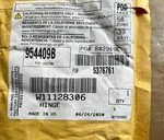 Whirlpool Washer Right-hand Lid Hinge W11128306. Fixed Price $29.99.