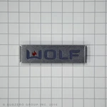 815575 Wolf Range Stove Oven Nameplate Oem Adhesive Emblem Placard Logo. Fixed Price $99.99.