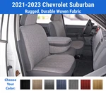 Duramax Tweed Seat Covers For 2021-2023 Chevrolet Suburban. Fixed Price $205.00.